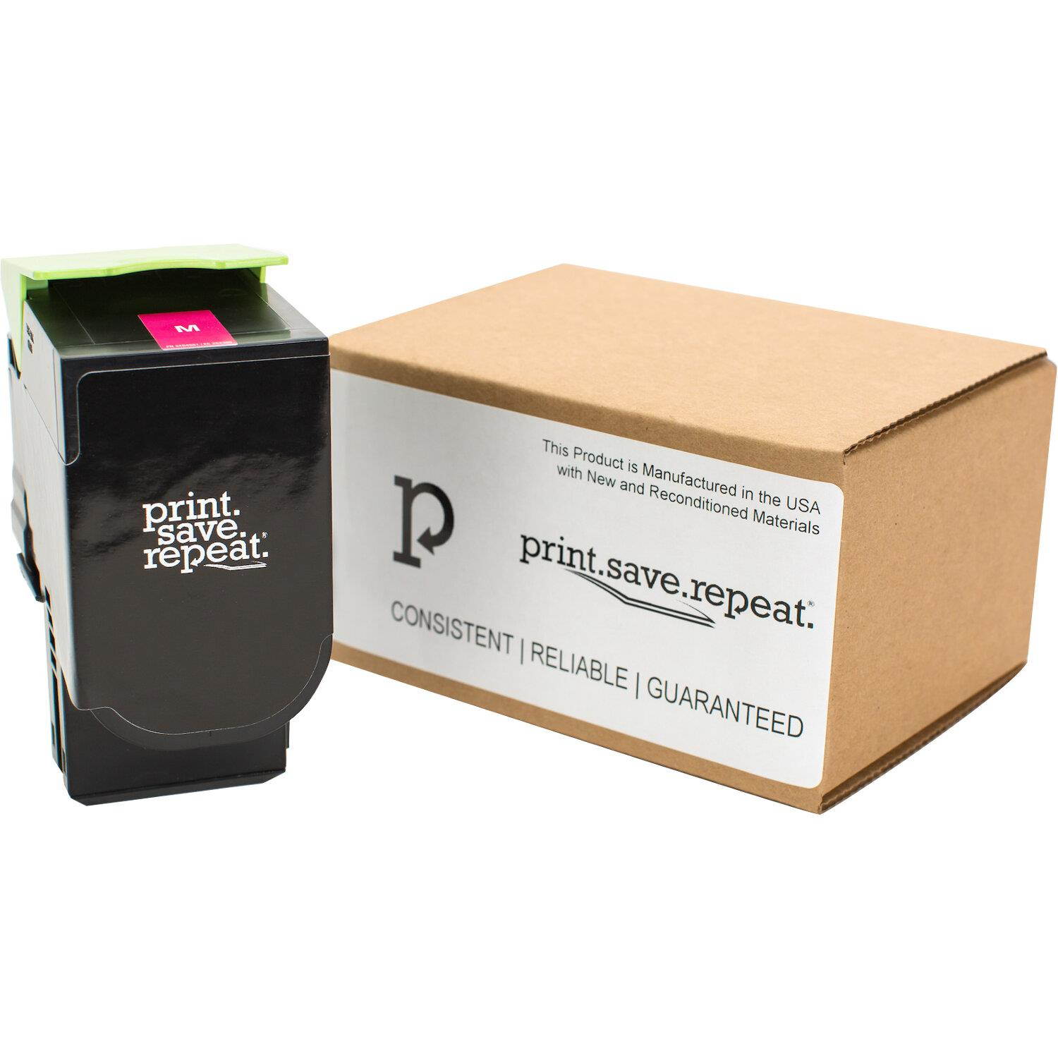 Print.Save.Repeat. Lexmark 801HM Magenta High Yield Toner Cartridge for CX410, CX510 [3,000 Pages]