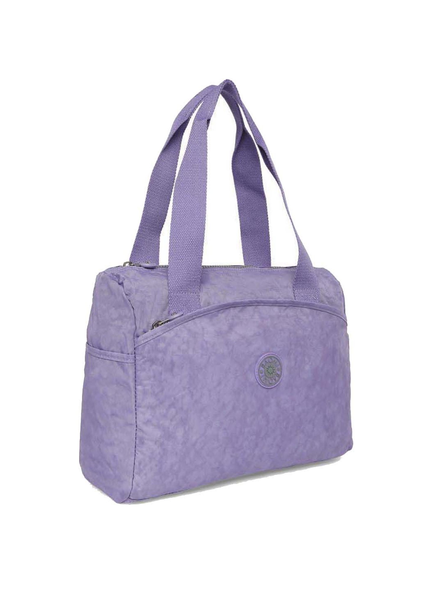 Baomi Purple Solid Medium Handbag