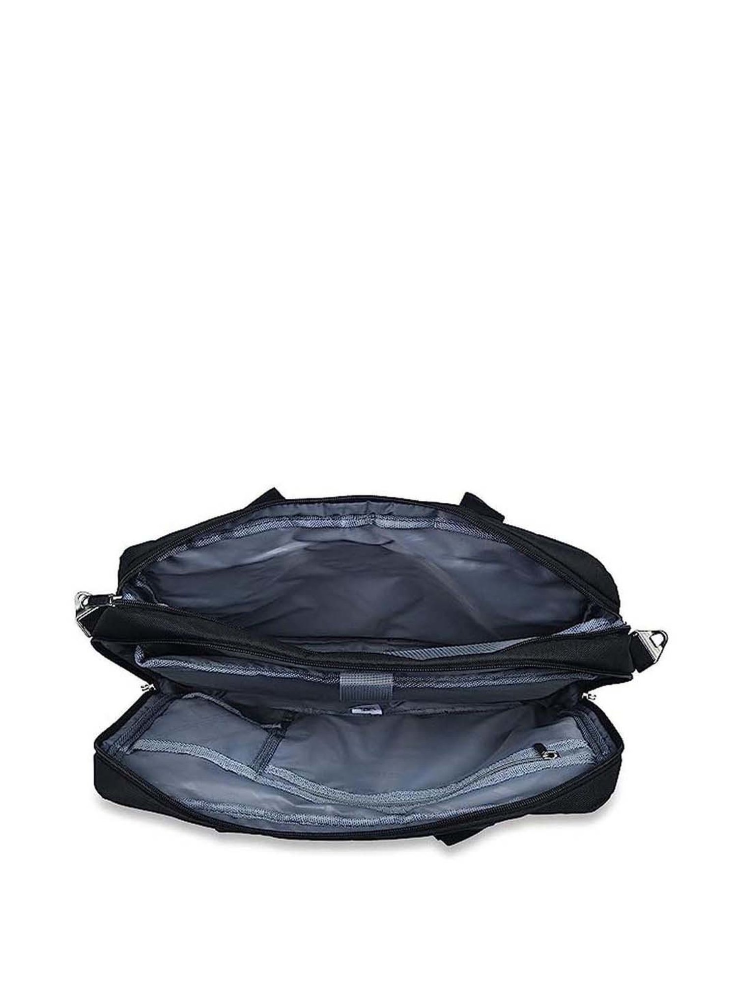 Priority Black Synthetic Large Messenger Bag