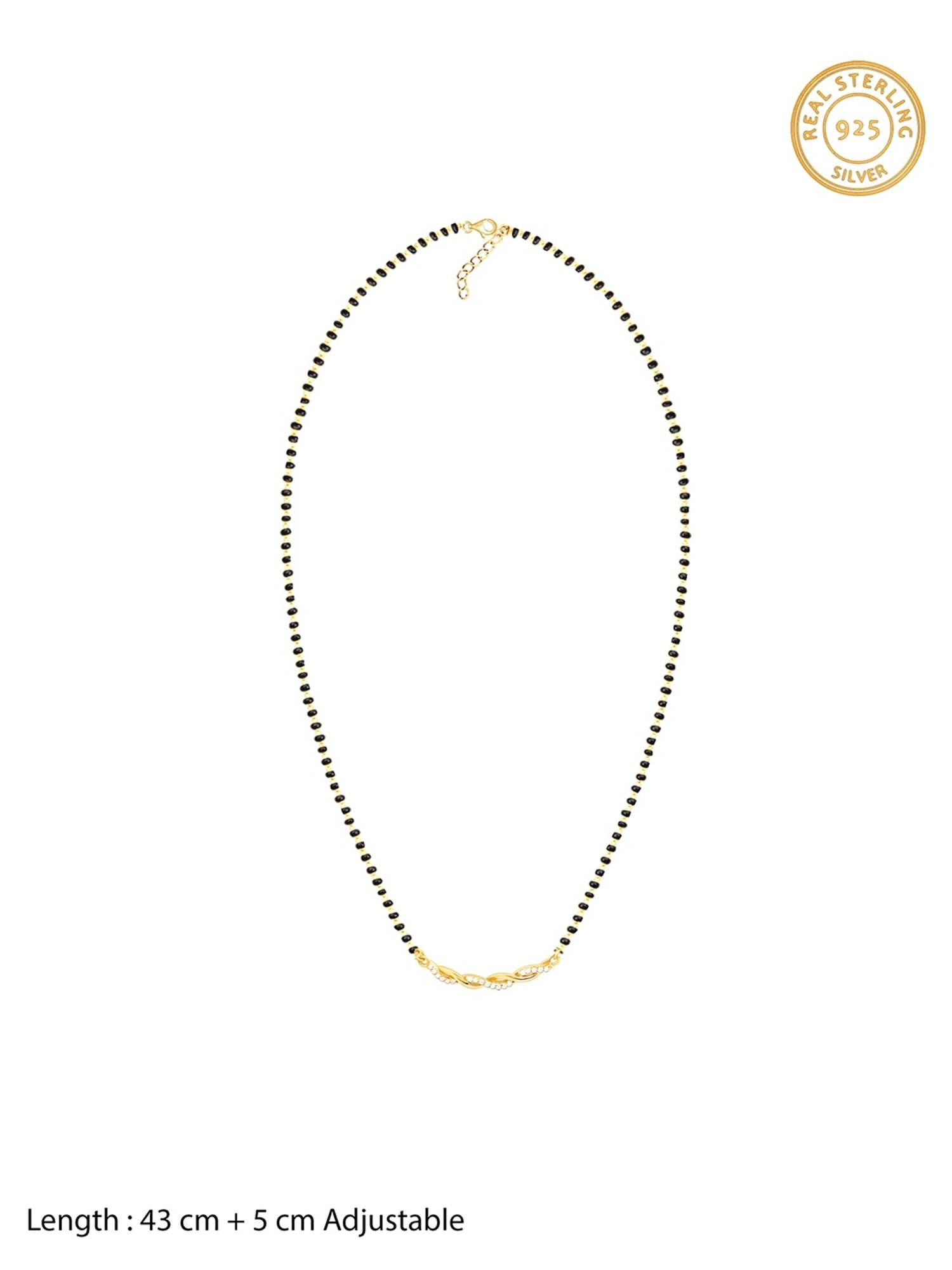 Clara 92.5 Sterling Silver Mangalsutra