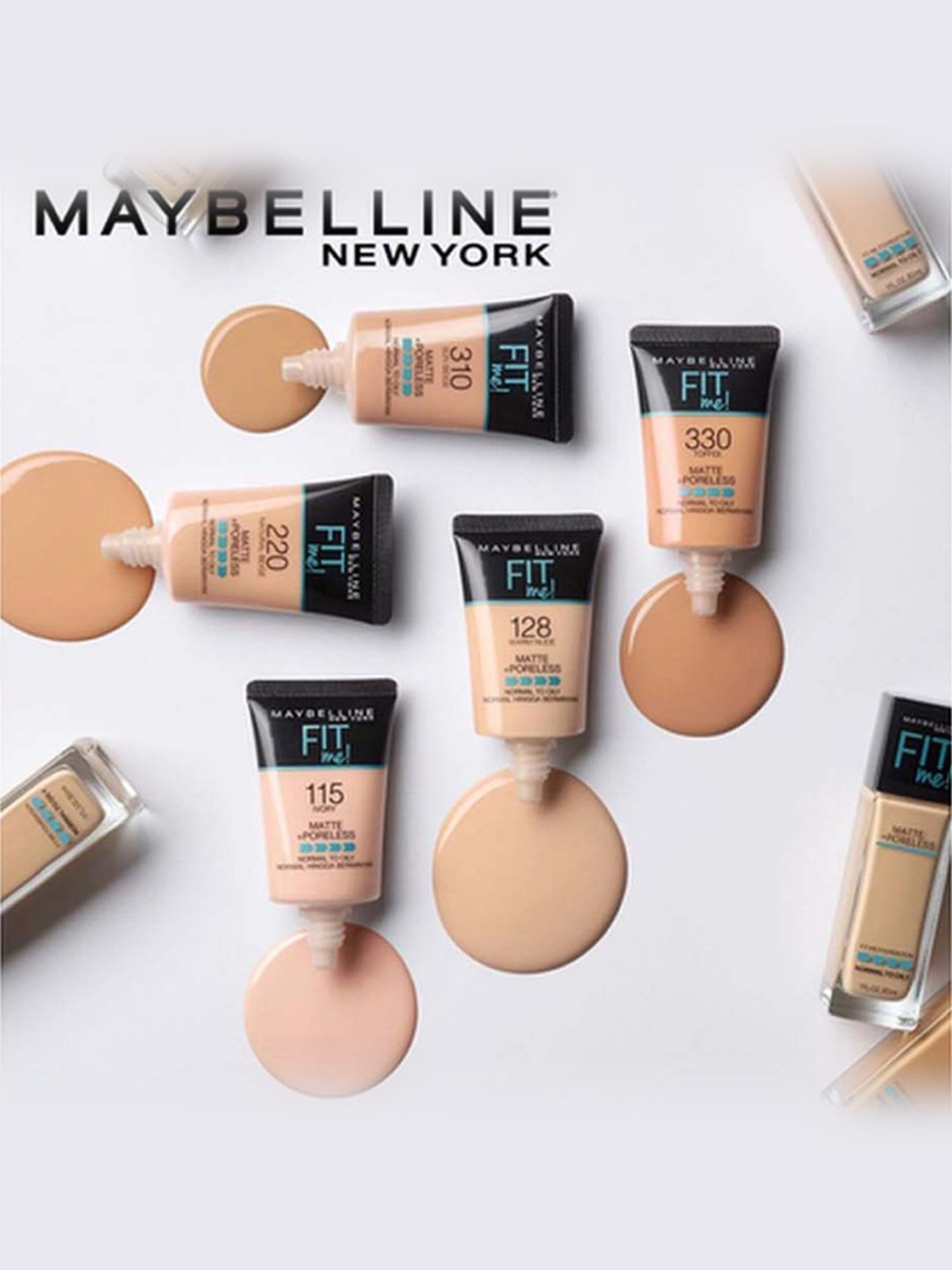 Maybelline New York Fit Me Matte+Poreless Liquid Foundation 115 Ivory - 18 ml