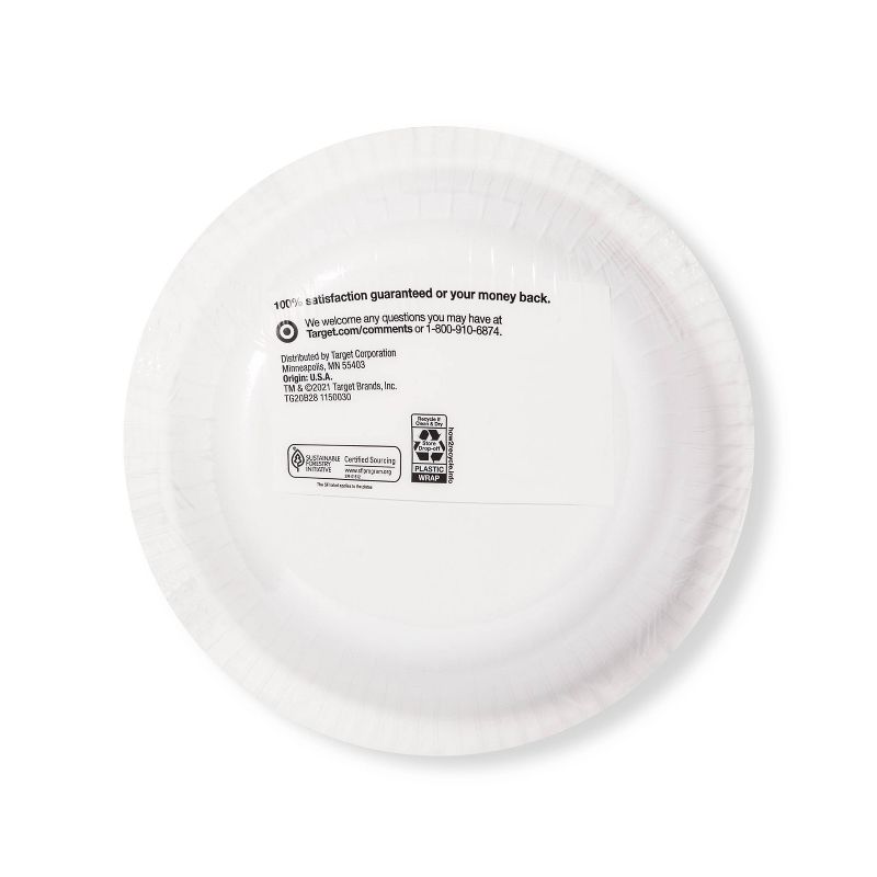 Blue Plaid Border Print Bowl - 28ct/20oz - up & up™