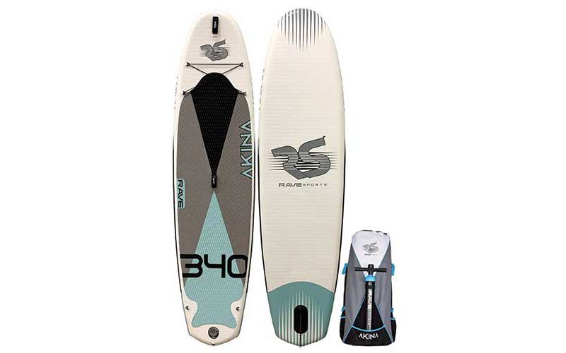 Rave Akina Inflatable Stand Up Paddleboard 11'2" Superior Blue