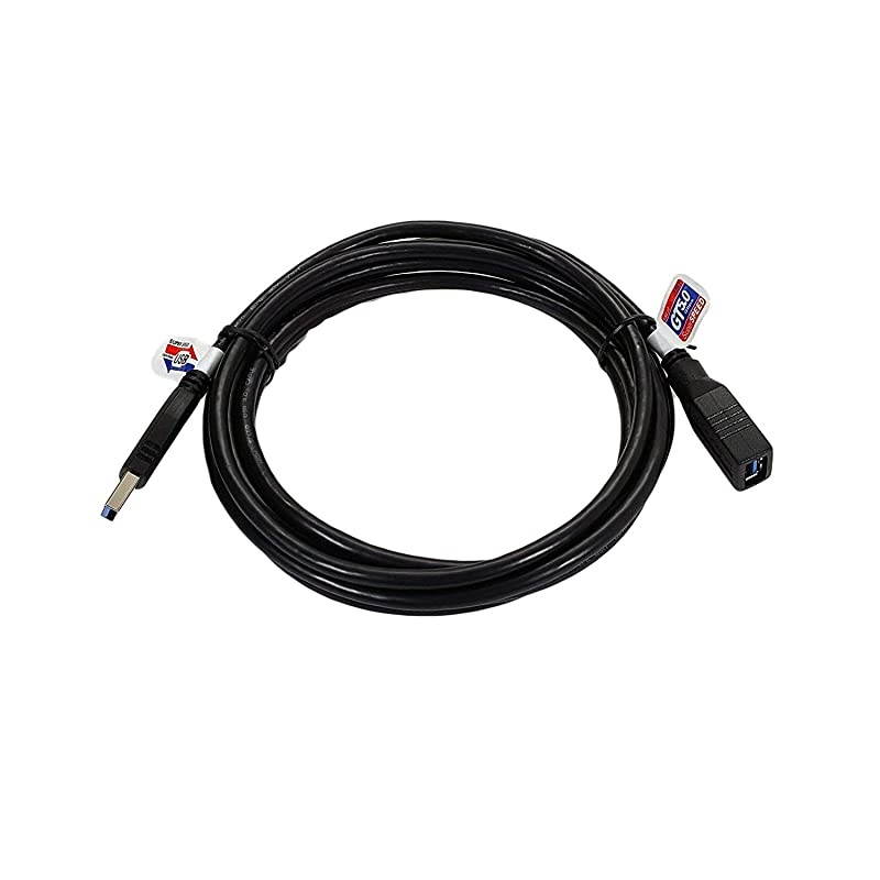 USB 30 Extender 10 Feet SuperSpeed USB 30 A Male to USB 30 A Female Extension Cable Black