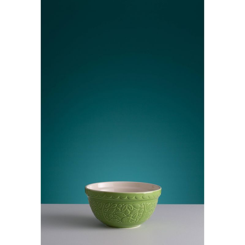 Mason Cash 40oz 2pk Earthenware Mixing Bowls Green