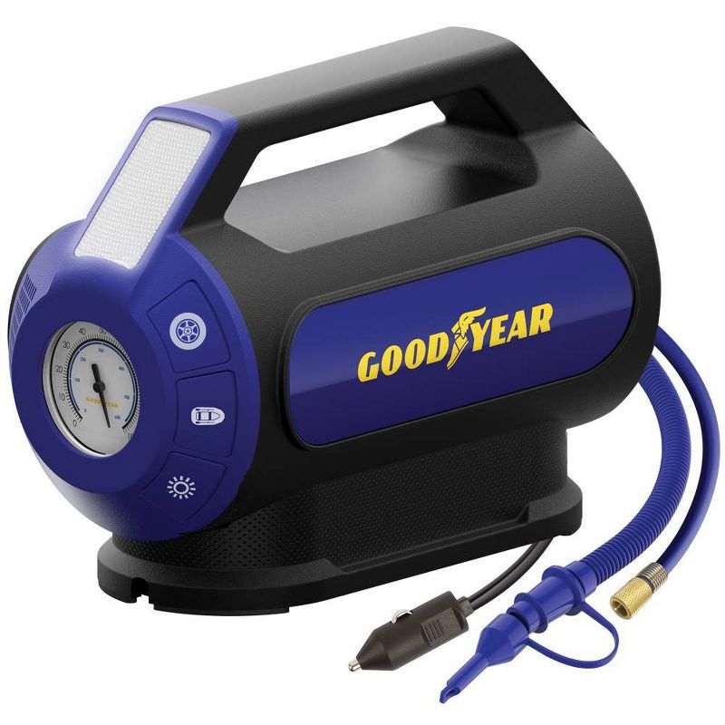 Goodyear Dual Flow 6min Flat to Full Tire Inflator and Air Compressor