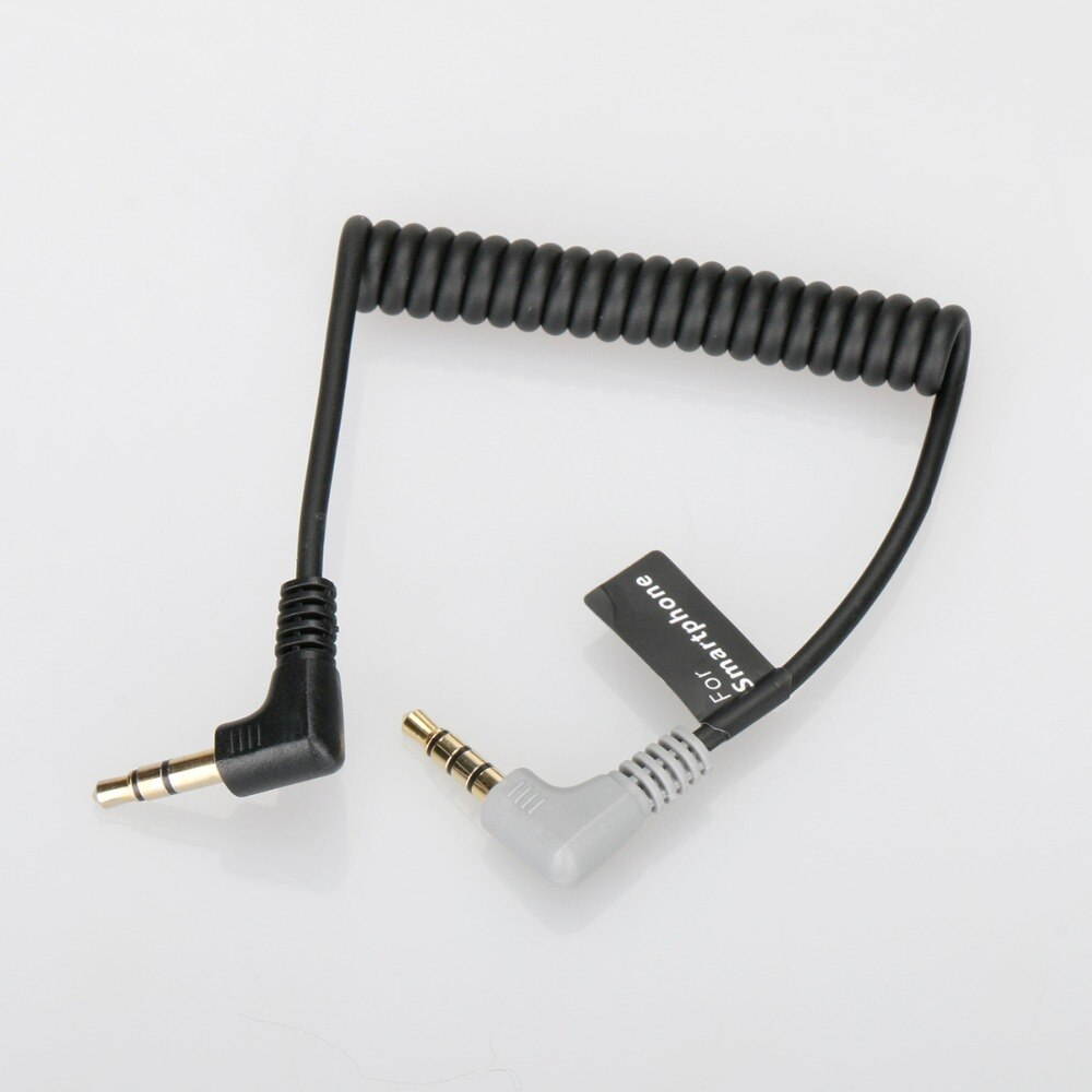 Ulanzi 3.5mm TRS to TRRS Patch Cable Adapter for RODE VideoMicro VideoMic Go BY MM1 Microphone to iPhone 6 5 Android Smartphone (1pcs)