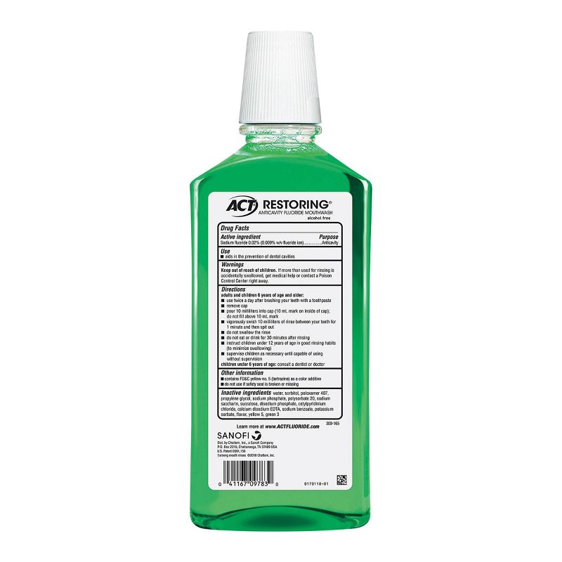 Act Restoring Mouthwash Mint Burst - 33.8 fl oz