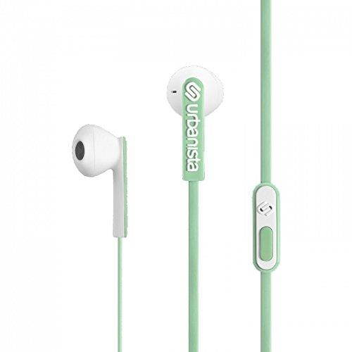 Urbanista San Francisco Ergonomic Earphones with Remote and Mic, Frozen Margarita/Mint