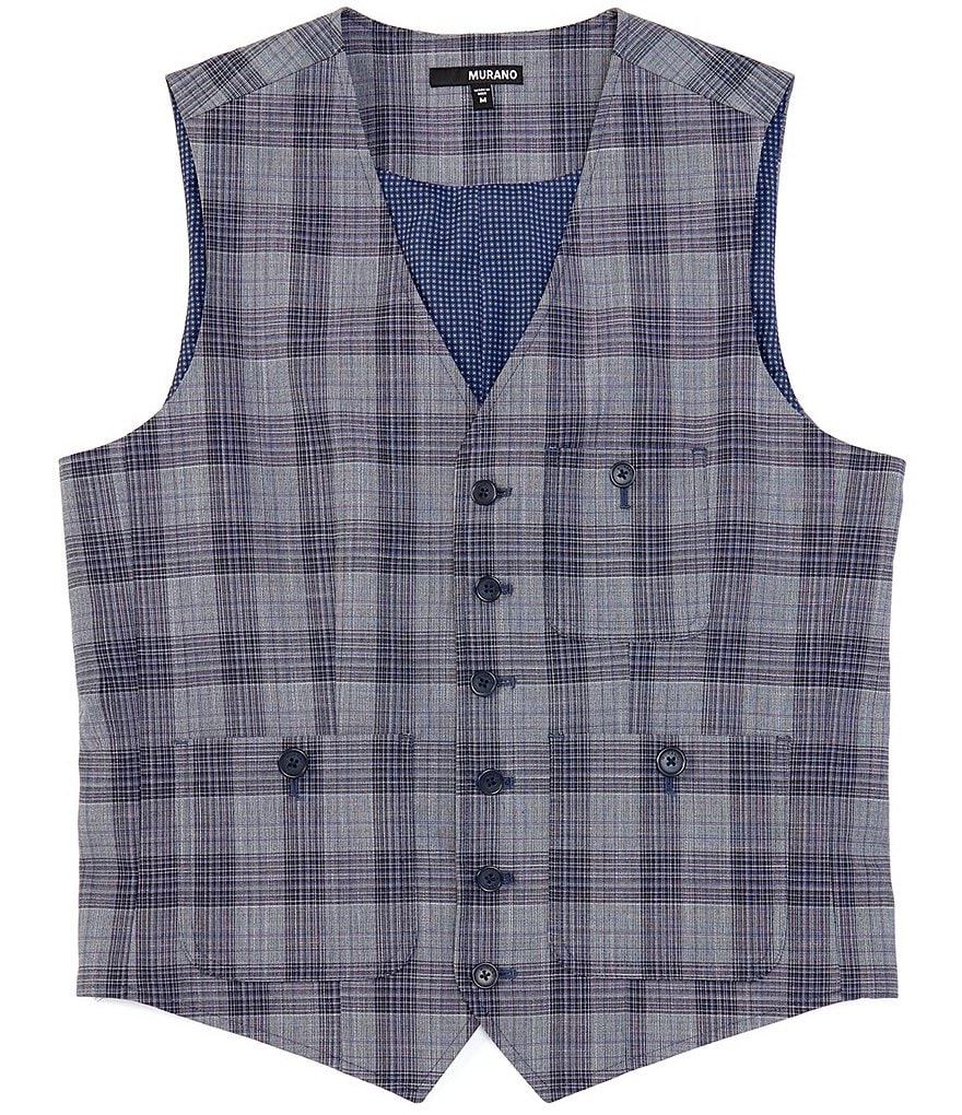 Perry Ellis Solid Suit Separates Vest