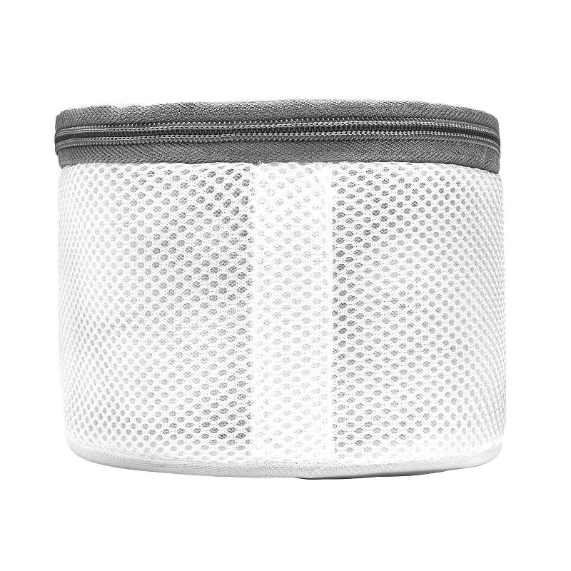 dbest products Laundry Bag Clothes Hamper Basket Wagon Cart Trolley Dolly with Handle, Wheels, and Removable Liner, Grey