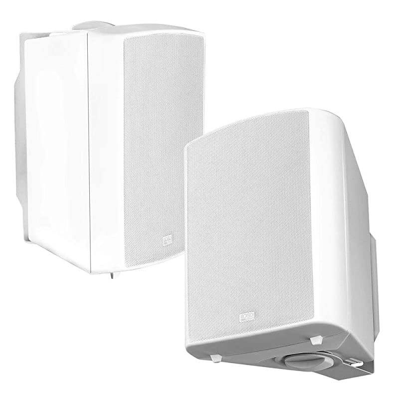 70V Commercial Patio Speaker Architectural Indoor Outdoor AP520T White Pair