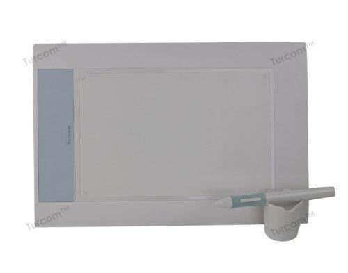 Turcom TS-6580W 8" x 5" Huion Graphic Drawing,Capture Pen and Touch Tablet  - White