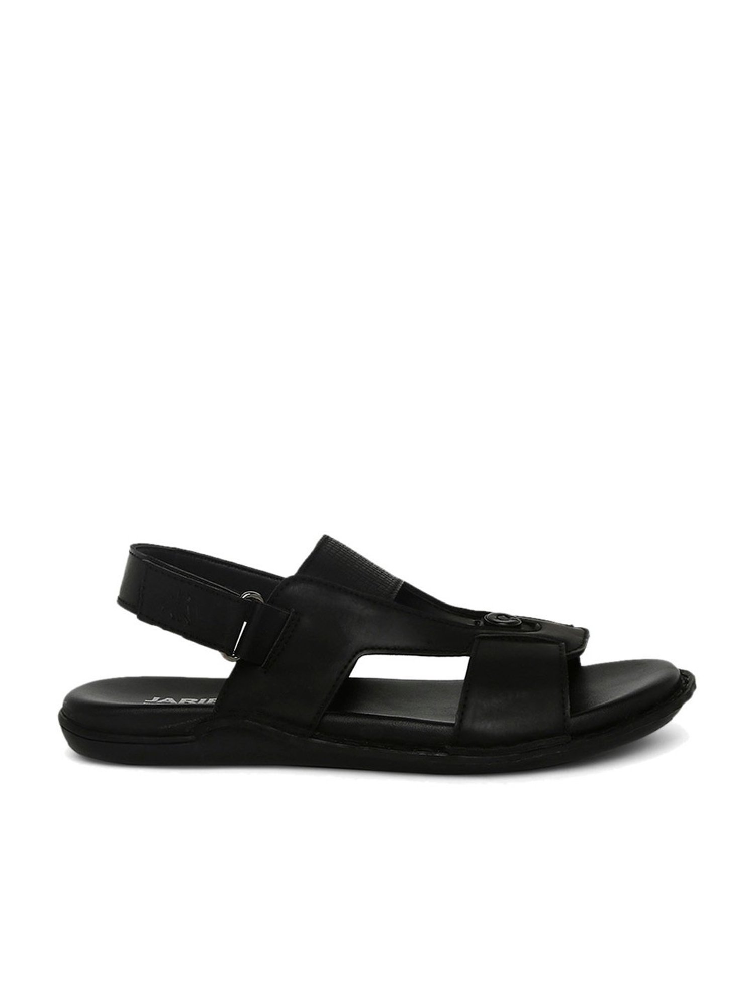 Jaripeo by Buckaroo Men's EGON Coal Black Back Strap Sandals