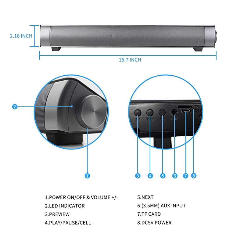 Samsung HW-A550 2.1ch Soundbar with Dolby Digital 5.1