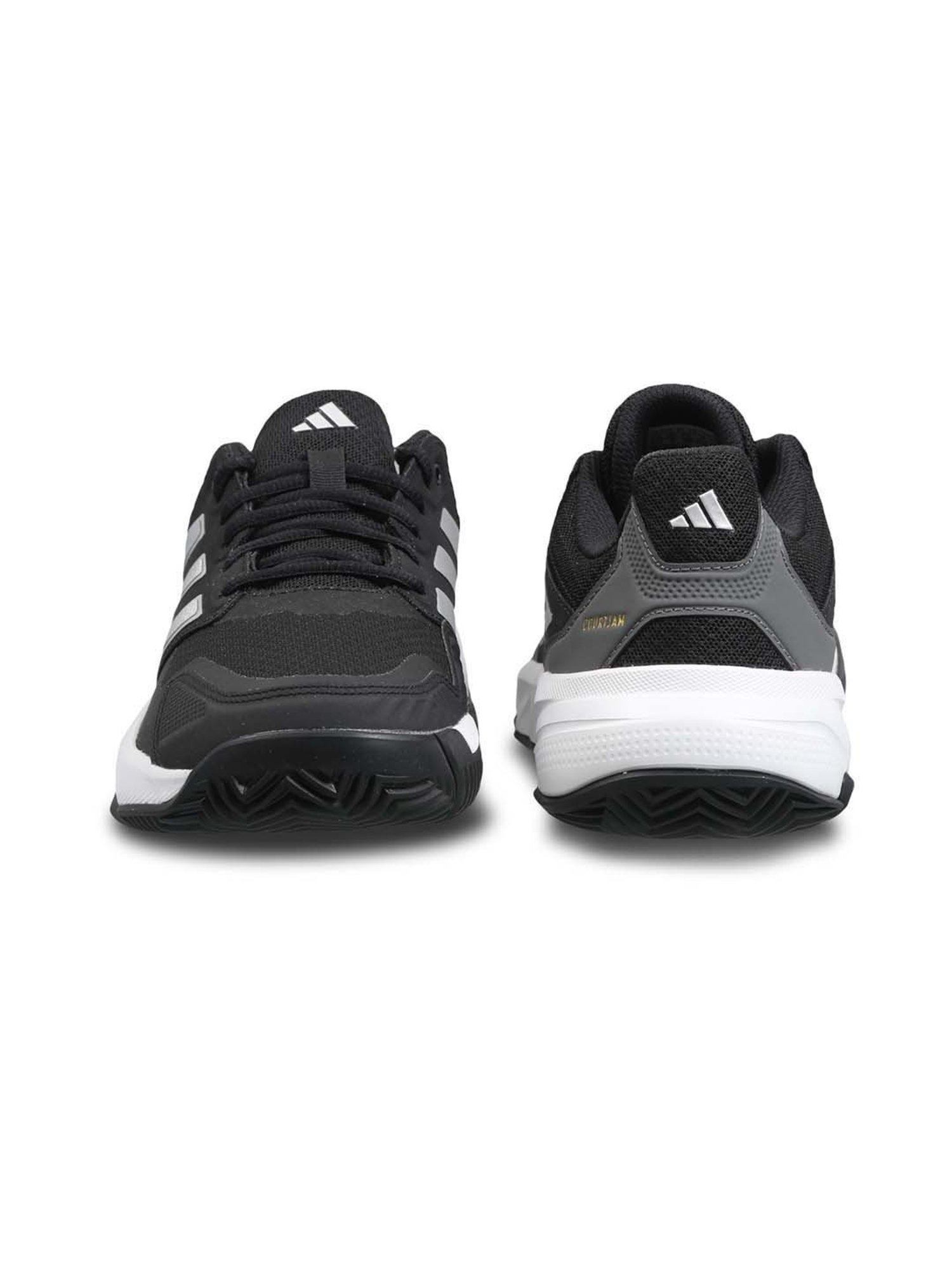 Adidas Women's CourtJam Control 3 Black Tennis Shoes