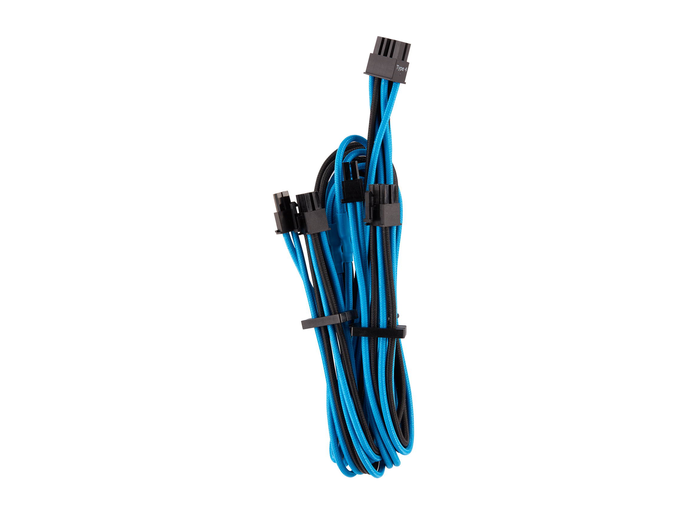 Micro Connectors 30cm Addressable RGB (ARGB) 1 to 4 Splitter Cable with/5 Male Pins (F04-04ARGB-30)