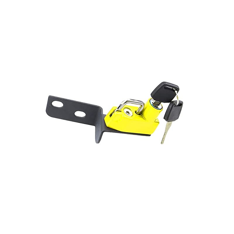 Helmet Lock Anti-Theft Helmet Security Lock Compatible with 125 2012-2016 200 2013-2016 390 2014-2016 250 2015-2016-Yellow
