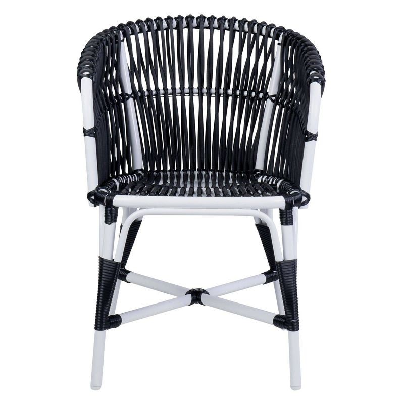 Martina Round Back Occasional Chair White - East at Main