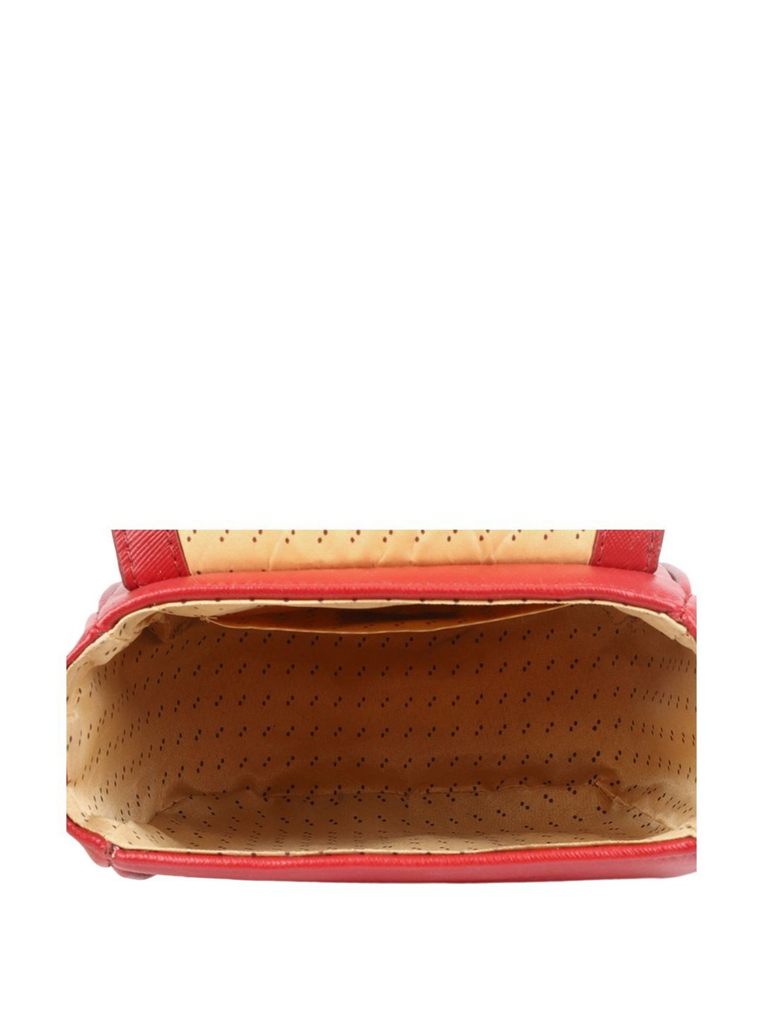 Carlton London Red Embellished Medium Sling Handbag