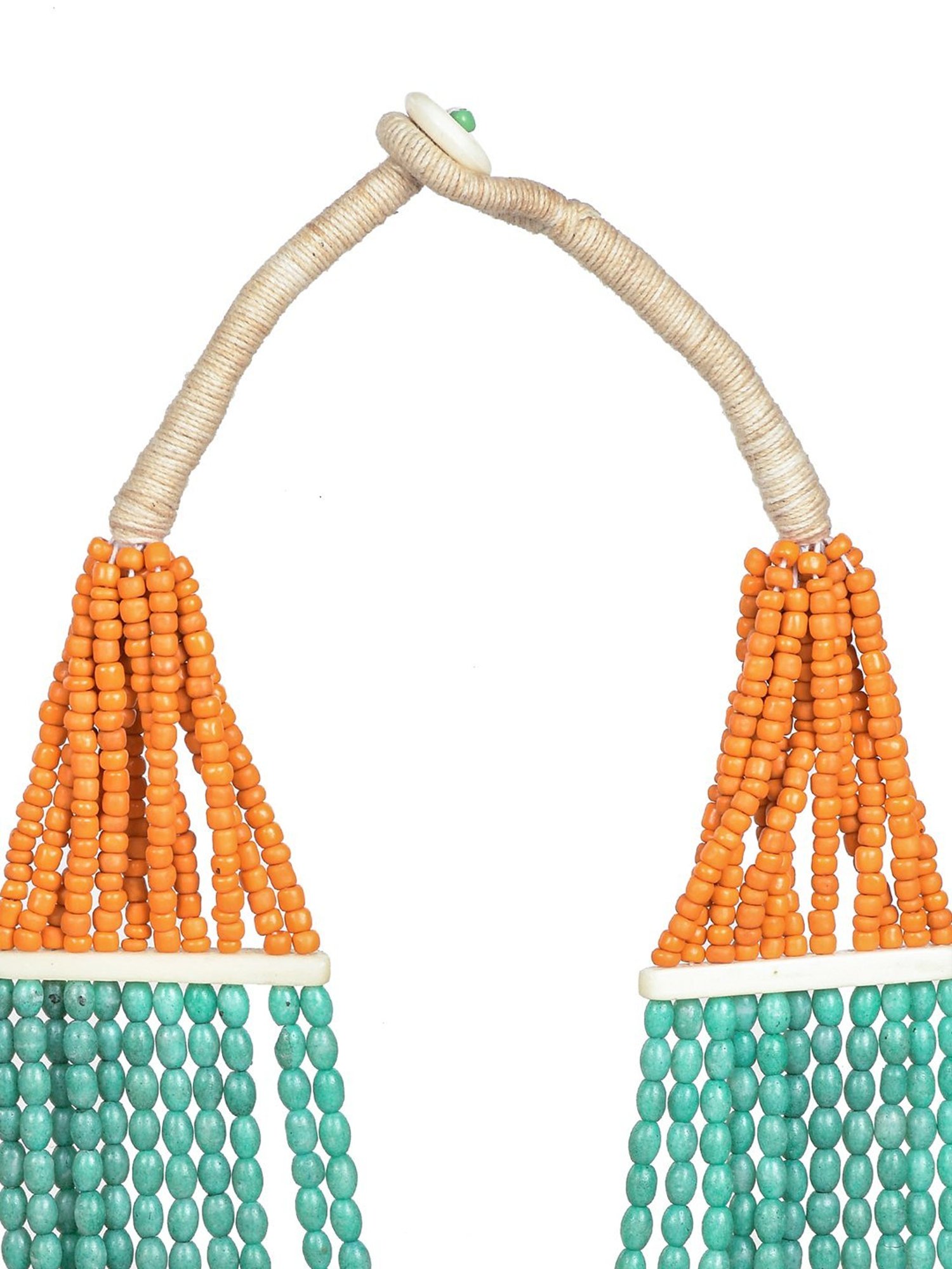 Imli Street Multicolor Vintage Naga Beaded Tribal Necklace