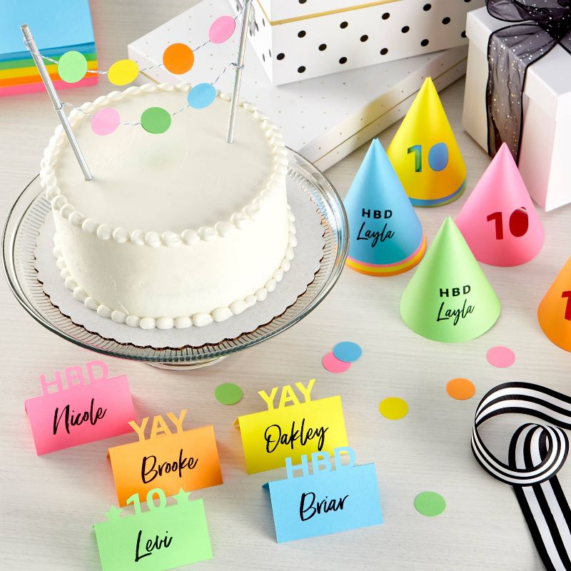 250 Sheets Cardstock 8.5"x11" Cheerful - Astrobrights