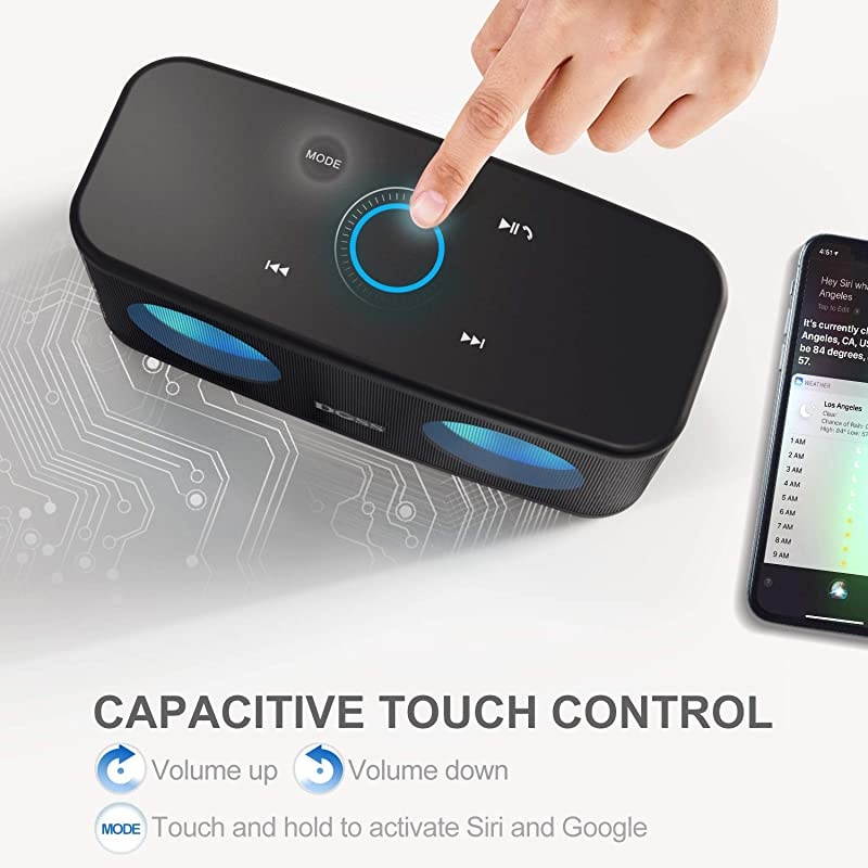 Bluetooth Speakers,  SoundBox Plus Portable Wireless Bluetooth Speaker with 16W HD Sound and Deep Bass, Wireless Stereo Pairing, 20H Playtime, Wireless Speaker for Home, Outdoor, Travel -Black