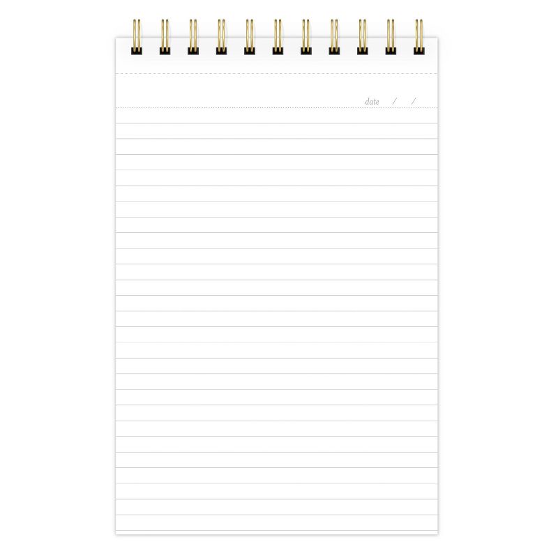 Sugar Paper™ 160 sheet 1 Subject Topbound Spiral Notepad 8.25"x5.75" Black with White Dots