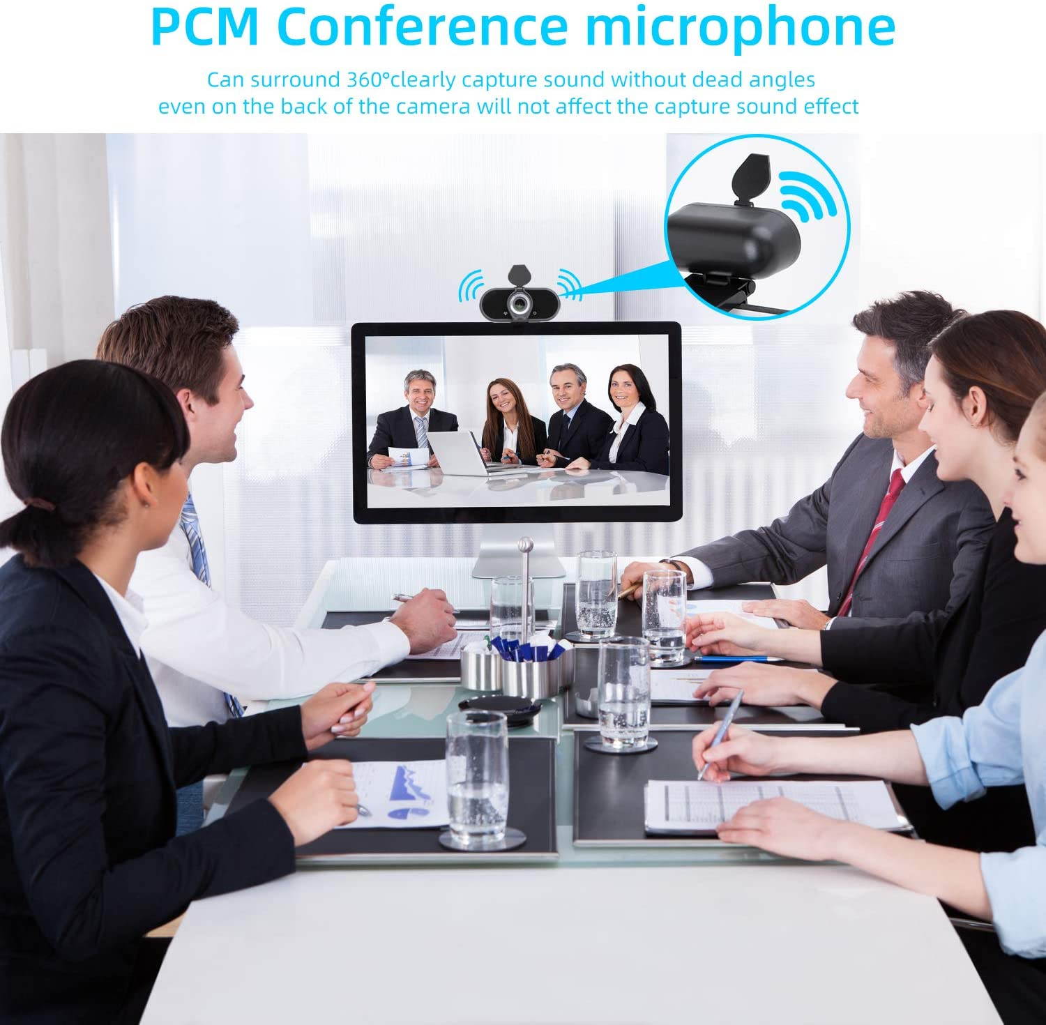 2020 New Full HD 1080p Webcam,SAFEVANT PC Webcams with Microphone,Plug & Play USB Webcam for Desktop & Laptop,Streaming Web cam with Wide Dynamic Range for Video Conferencing Record