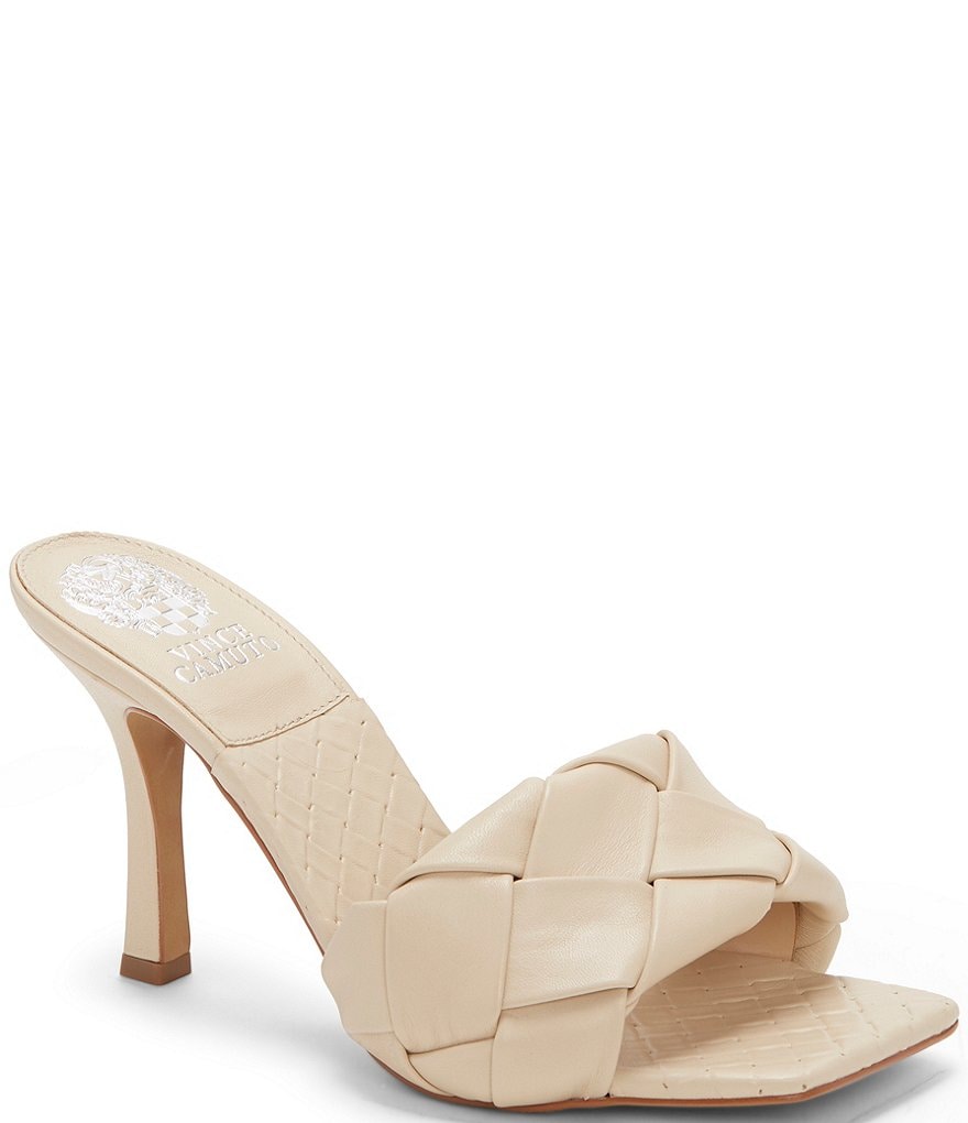 Vince Camuto Brelanie Woven Leather Dress Mules