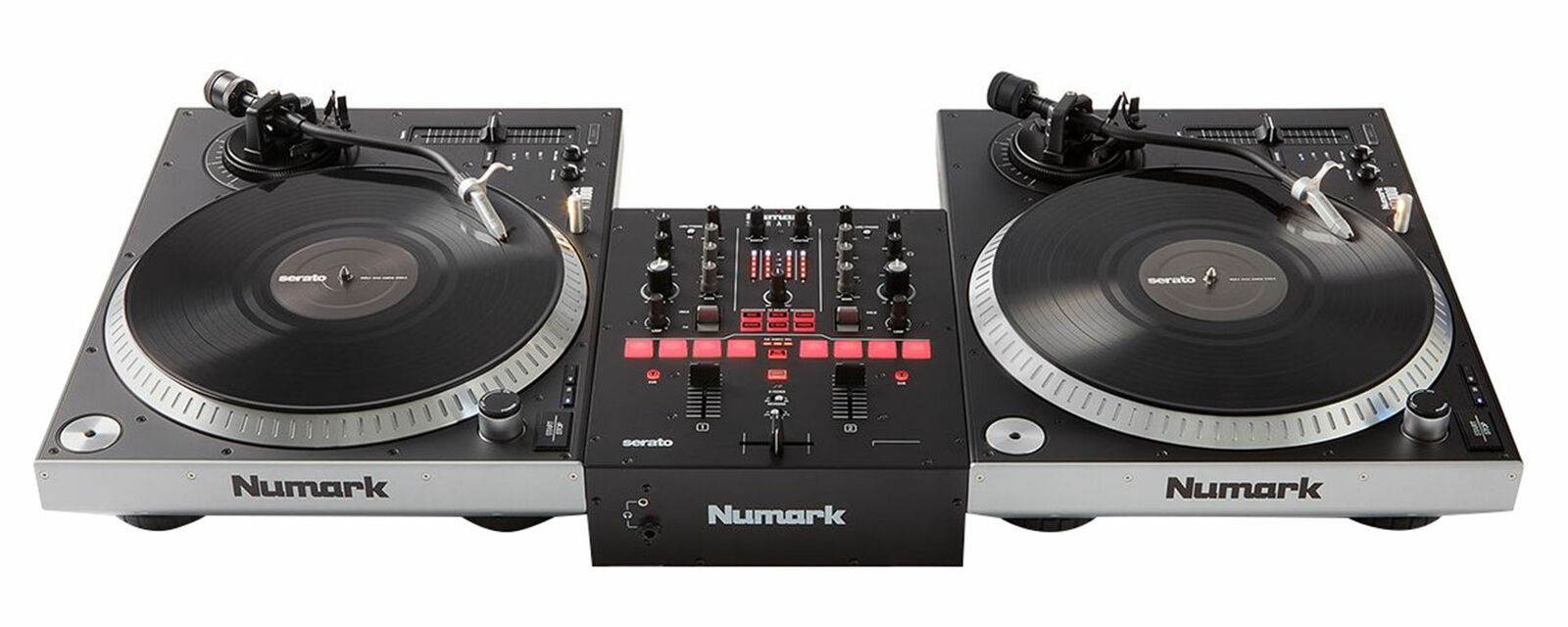 Numark Scratch 24-Bit 2-Channel Serato DJ Pro DVS Scratch Mixer + CAMOPACK