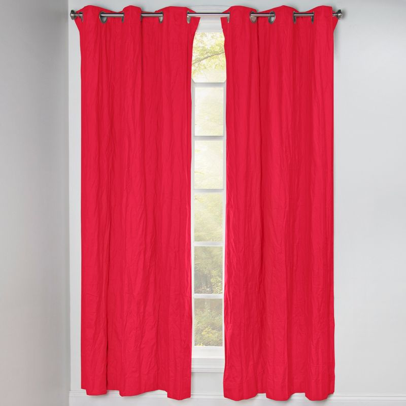 Crayola Pointillist Pansy Curtain Panel