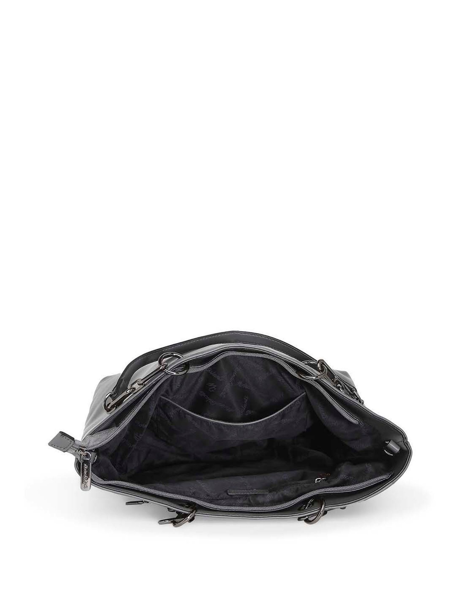 Marina Galanti Grey Solid Medium Tote Handbag