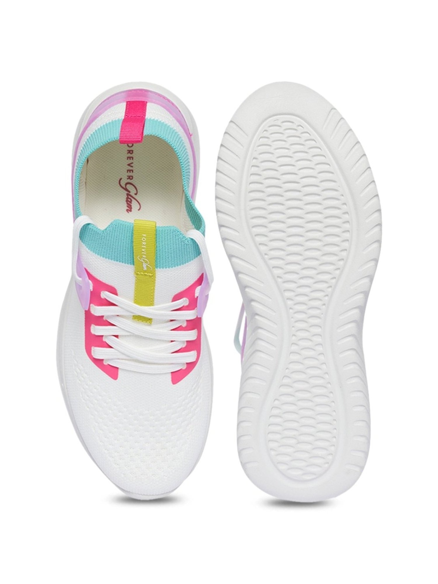 Forever Glam by Pantaloons Women's White Running Shoes