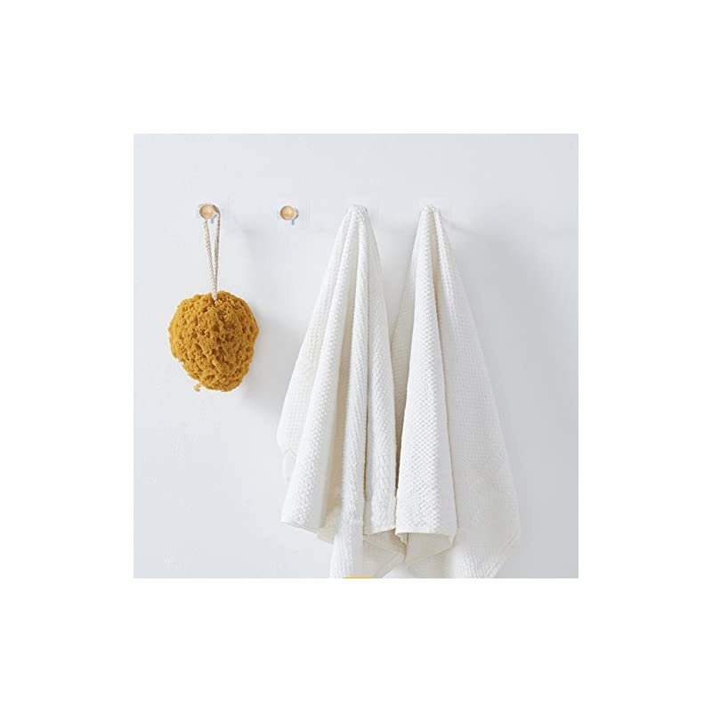 Hooks Hat Hooks for Wall Hat Rack No Drilling Decorative Modern Wooden Coat Hanging Hook for Door Wardrobe Closet-8 Packs