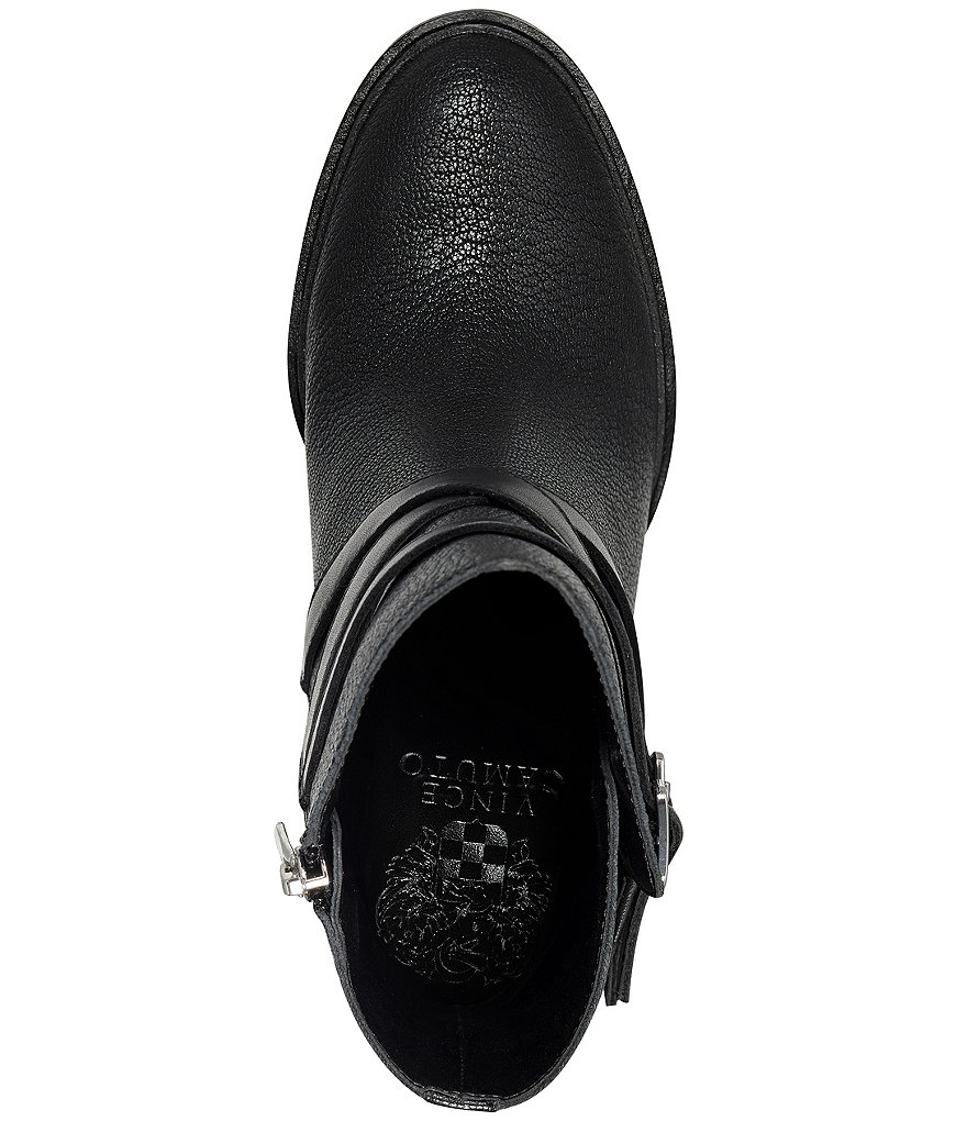 Vince Camuto Elisen Leather Platform Lug Sole Booties