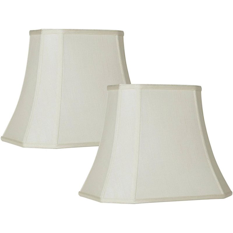 Imperial Shade Set of 2 Imperial Creme Cut Corner Shades 10x16x13 (Spider)