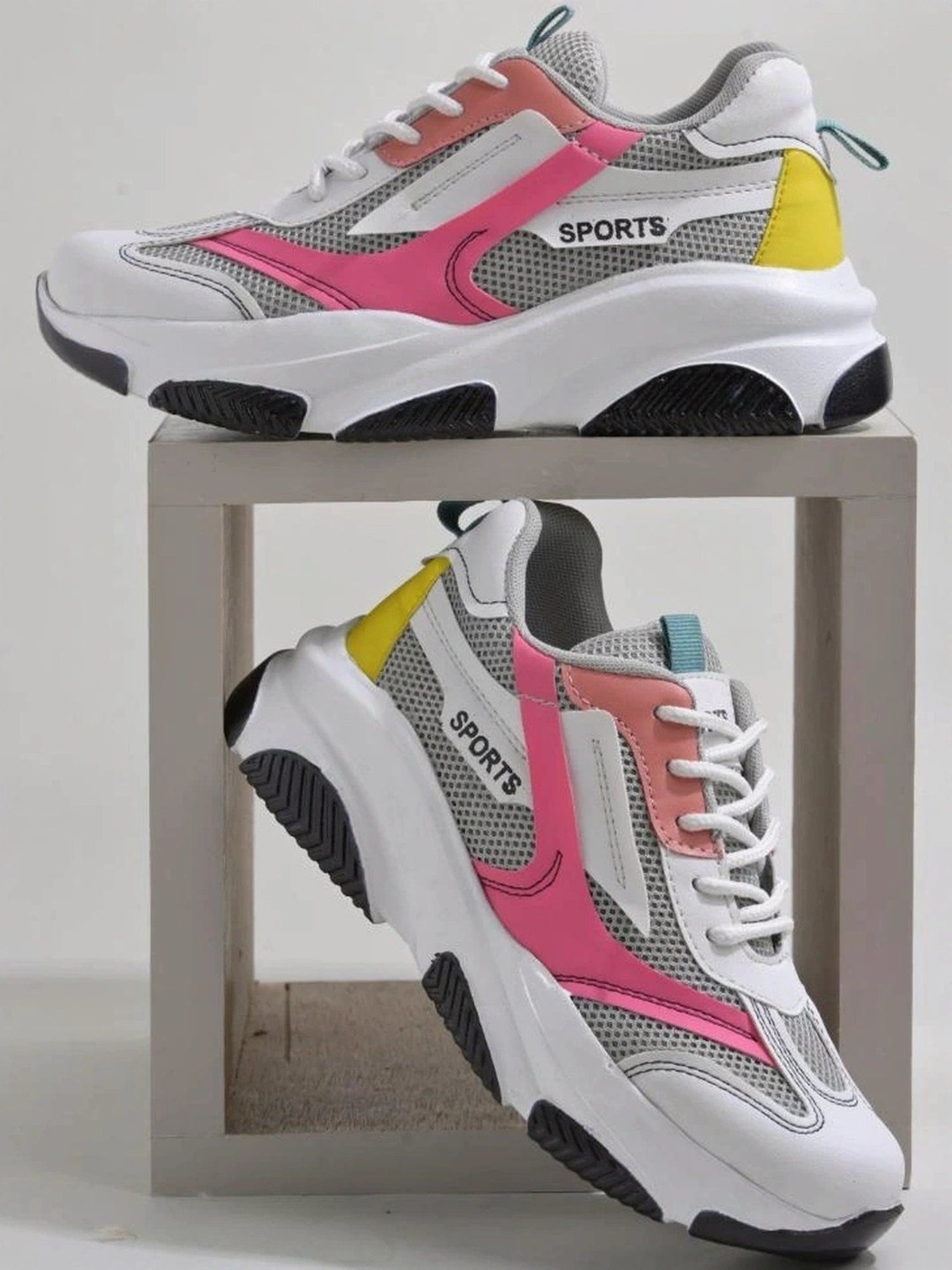 Shoetopia Women's Multicolor Sneakers