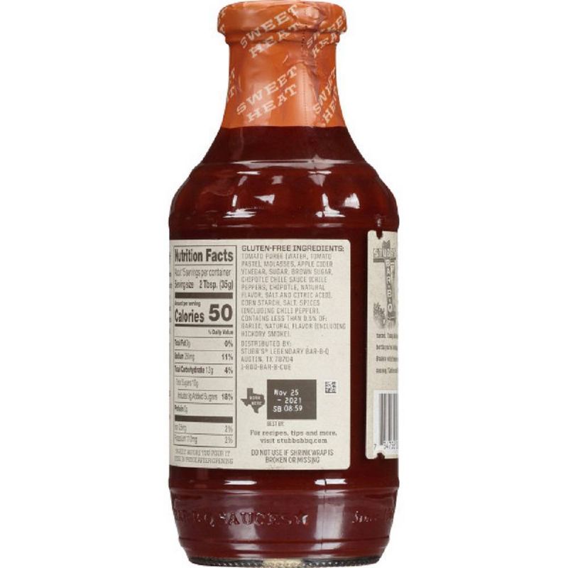 Stubb's Sweet Heat Bar-B-Que Sauce - 18oz