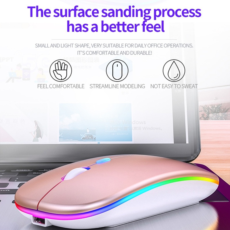 2.4G Wireless Car Mouse USB Computer Mice Car Shape 1000 DPI with LED Light Receiver for PC Laptop MacBook Air Pro tablets