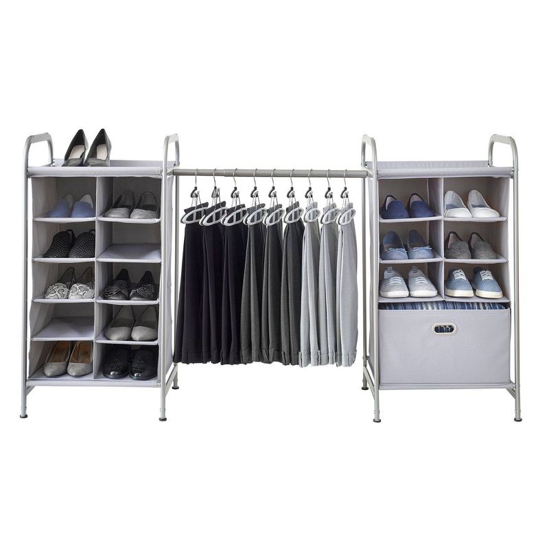 Neatfreak Versa System 16 Cubby And Bin Drawer Gray