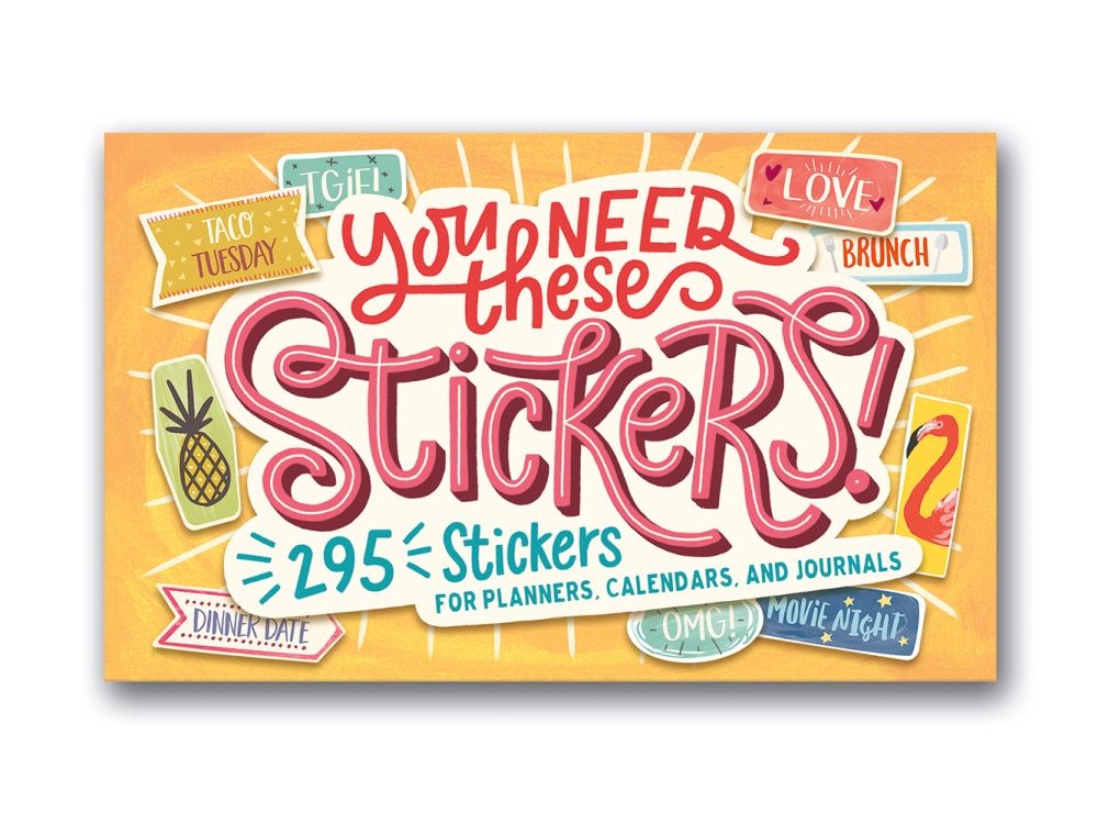 Studio Oh! Calendar and Planner Stickers, You Need These Stickers!, 12 Sheets, 295 Total Stickers