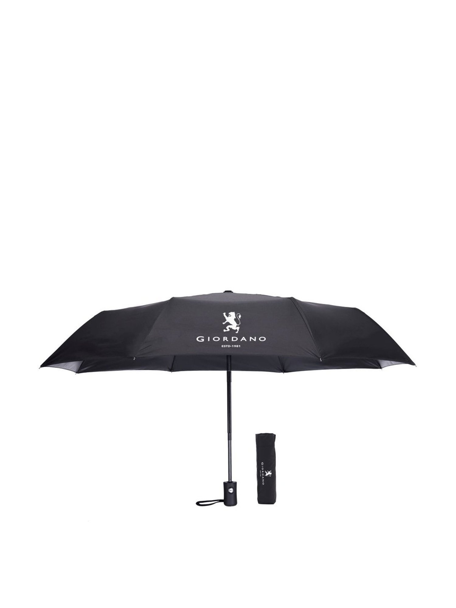 Giordano UV Protection Black Umbrella