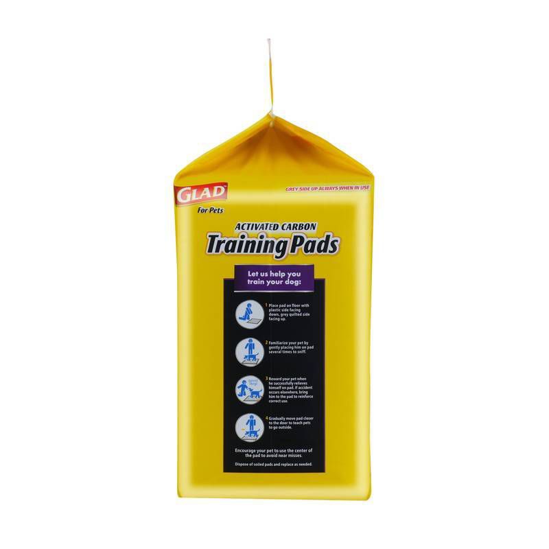 Glad Jumbo Activated Carbon Dog Training Pads - 50ct