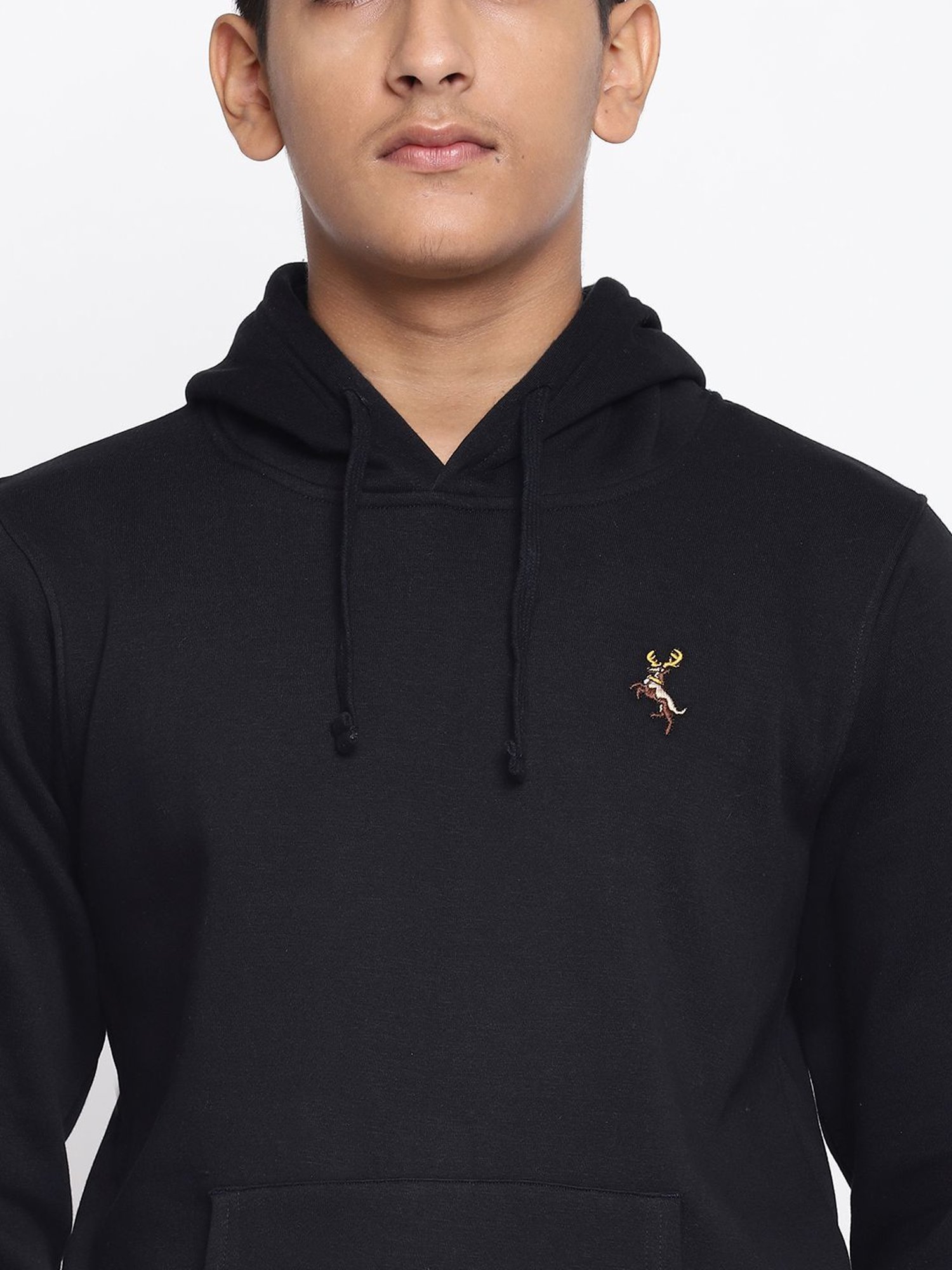 Lil Tomatoes Kids Black Logo Full Sleeves Sweatshirt