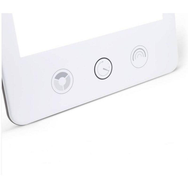 11.7" x 7.5" x 0.5" LED UV Free Happy Light Luxe Therapy Lamp White - Verilux