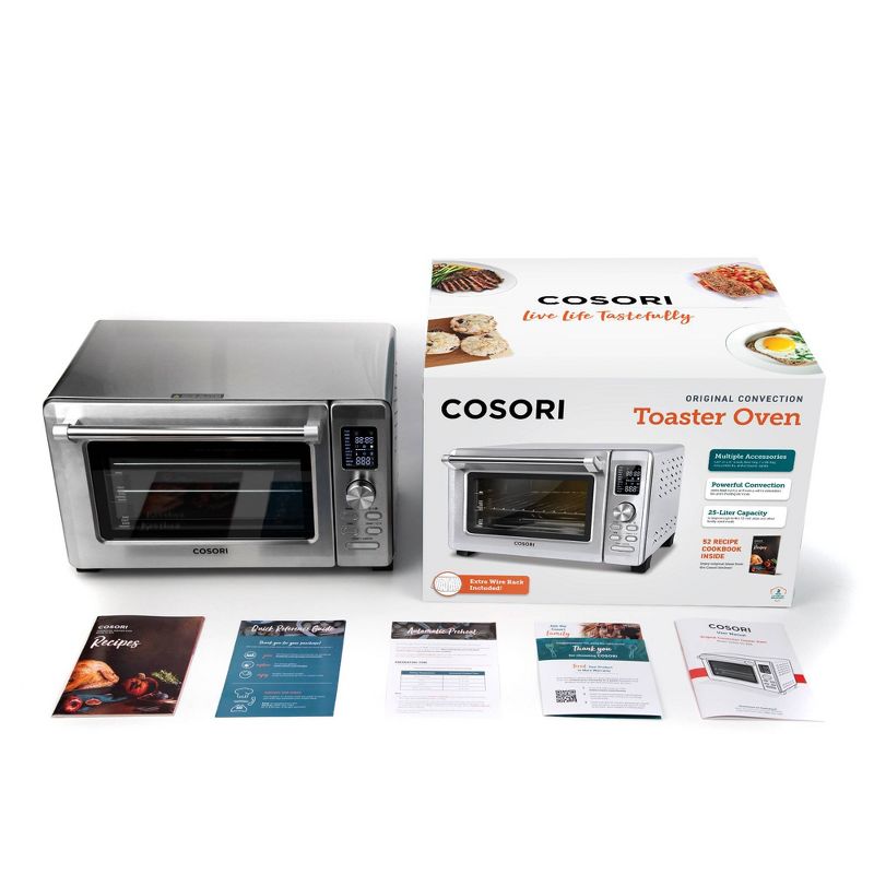 Cosori Deluxe Digital Convection Toaster Oven with Bonus Rack
