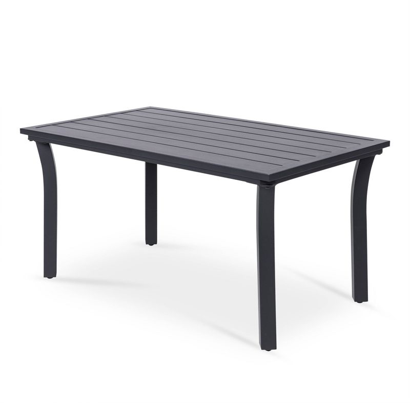 4pc Outdoor Aluminum Sofa Set - Black/Blue - Nuu Garden