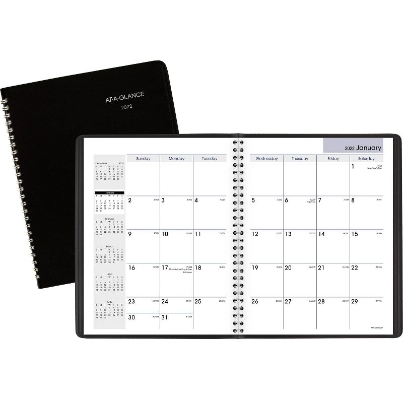 2021-22 Academic Planner 8.5" x 11" Flexible Cover Weekly/Monthly Wirebound Rose - The Home Edit