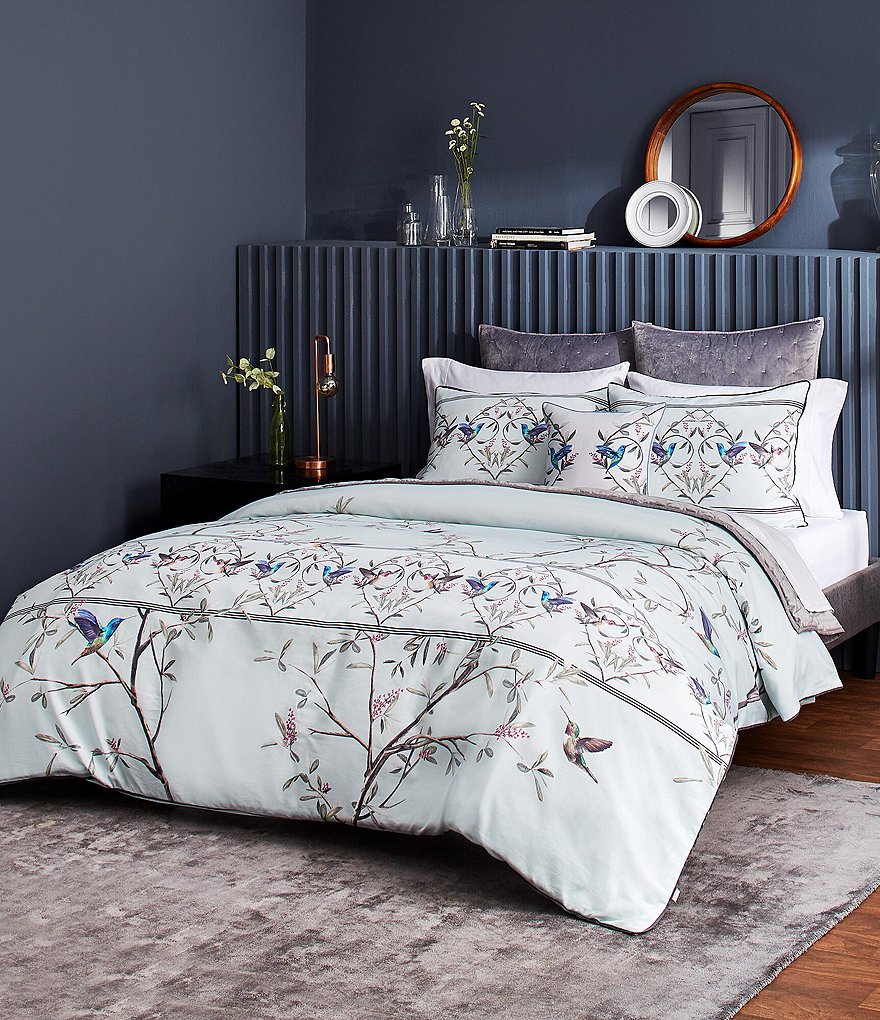 Ted Baker London Highgrove Floral Mint Duvet Cover Mini Set